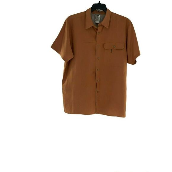 The North Face Shirt Mens XL Gingham Plaid Short Sleeve Chest Pocket Button Up - Picture 5 of 10